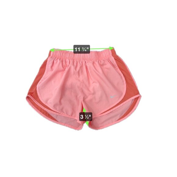 Nike Womens NWT Dri Fit Running Shorts S Pink Coral - Picture 9 of 9